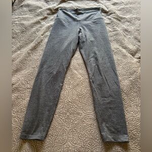 Quince Ultra-Soft High-Rise Leggings in Heather Charcoal - EUC